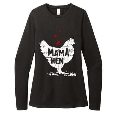 Mama Hen Chicken Womens CVC Long Sleeve Shirt