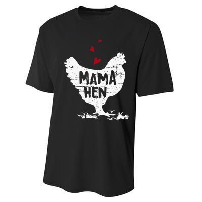 Mama Hen Chicken Performance Sprint T-Shirt