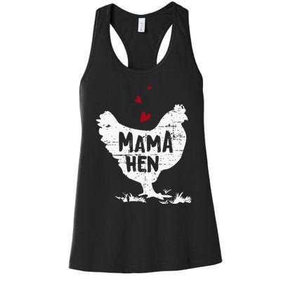 Mama Hen Chicken Women's Racerback Tank