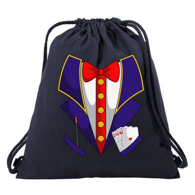 Magician Halloween Costume Illusionist Magic Show Perfomer Drawstring Bag