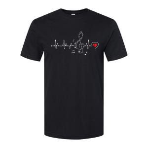 Music Heartbeat Clothing For Music Lovers Softstyle CVC T-Shirt