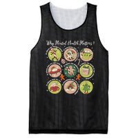 Mental Health Christmas Therapist Christmas Mesh Reversible Basketball Jersey Tank