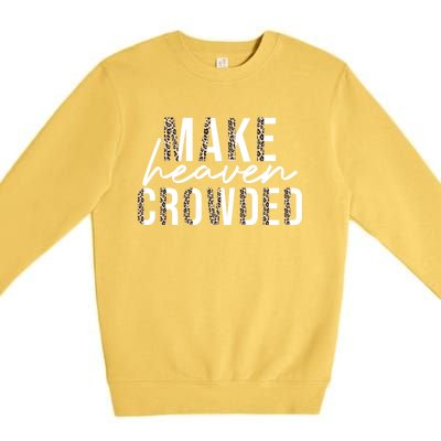 Make Heaven Crowded Jesus Religious Christian Leopard Cute Gift Premium Crewneck Sweatshirt