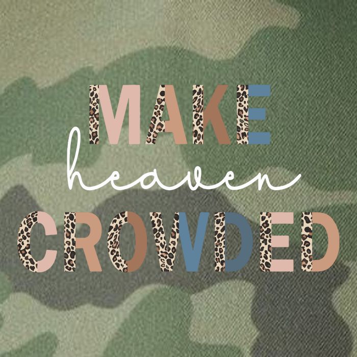 Make Heaven Crowded Christian Legacy Tie Dye Trucker Hat