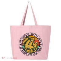 Mycologist Hiking Club We Might Not Get There Sloth 25L Jumbo Tote
