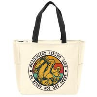 Mycologist Hiking Club We Might Not Get There Sloth Zip Tote Bag