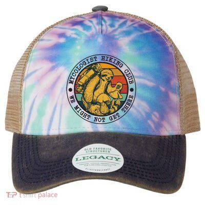 Mycologist Hiking Club We Might Not Get There Sloth Legacy Tie Dye Trucker Hat