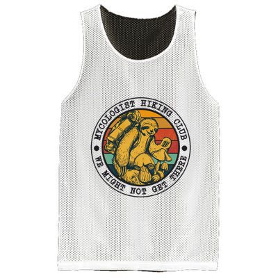 Mycologist Hiking Club We Might Not Get There Sloth Mesh Reversible Basketball Jersey Tank