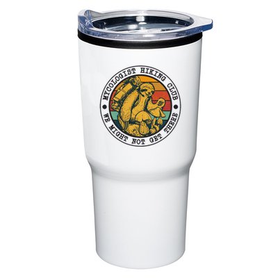 Mycologist Hiking Club We Might Not Get There Sloth Tumbler
