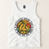 Mycologist Hiking Club We Might Not Get There Sloth Tank Top