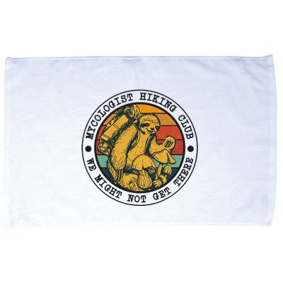 Mycologist Hiking Club We Might Not Get There Sloth Microfiber Hand Towel