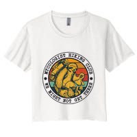 Mycologist Hiking Club We Might Not Get There Sloth Crop Top