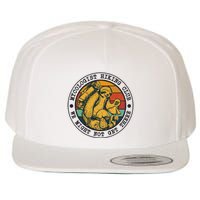 Mycologist Hiking Club We Might Not Get There Sloth Wool Snapback Cap