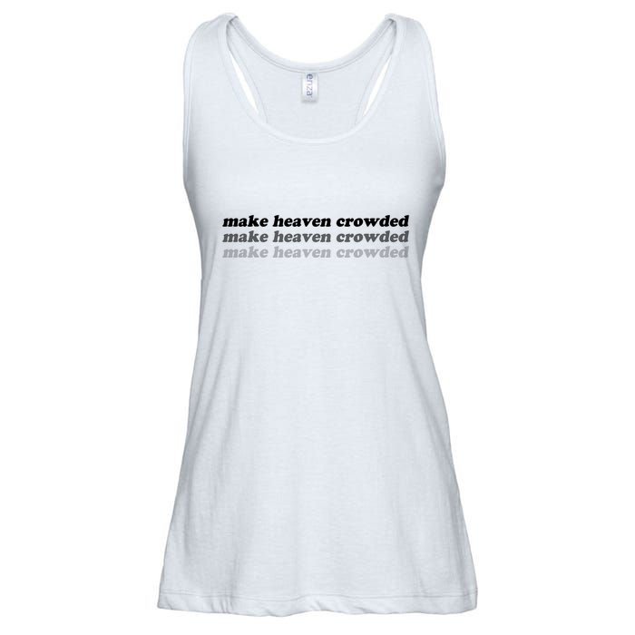 Make Heaven Crowded Ladies Essential Flowy Tank