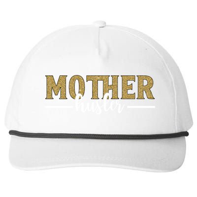 Mother Hustler Ceo Small Business Owner Best Mom Ever Great Gift Snapback Five-Panel Rope Hat