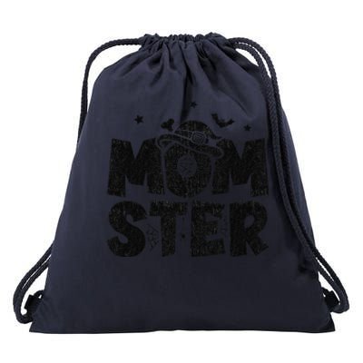 Mom Halloween Costume Halloween Mom Momster Halloween Drawstring Bag