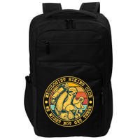 Mycologist Hiking Club We Might Not Get There Sloth Impact Tech Backpack