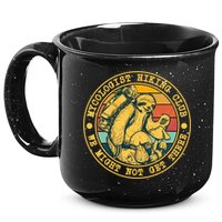 Mycologist Hiking Club We Might Not Get There Sloth 15oz Campfire Ceramic Mug
