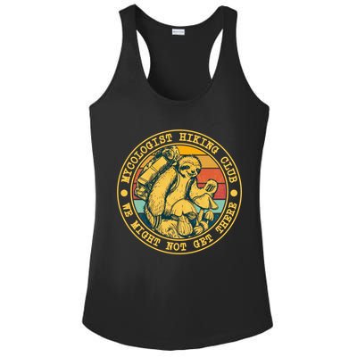 Mycologist Hiking Club We Might Not Get There Sloth Ladies PosiCharge Competitor Racerback Tank