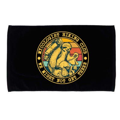 Mycologist Hiking Club We Might Not Get There Sloth Microfiber Hand Towel