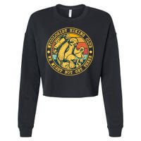 Mycologist Hiking Club We Might Not Get There Sloth Cropped Pullover Crew