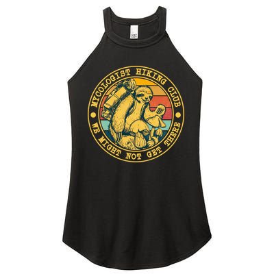Mycologist Hiking Club We Might Not Get There Sloth Women's Perfect Tri Rocker Tank