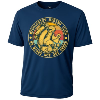 Mycologist Hiking Club We Might Not Get There Sloth Performance Shirt