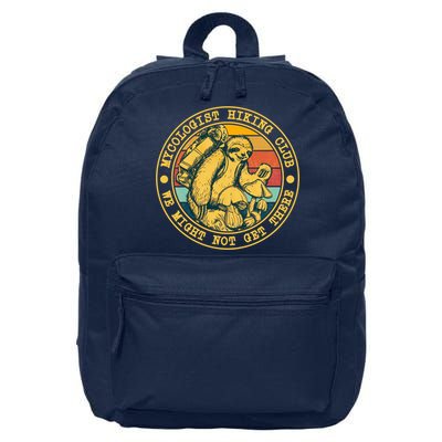 Mycologist Hiking Club We Might Not Get There Sloth 16 in Basic Backpack