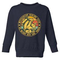 Mycologist Hiking Club We Might Not Get There Sloth Toddler Sweatshirt