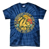 Mycologist Hiking Club We Might Not Get There Sloth Tie-Dye T-Shirt