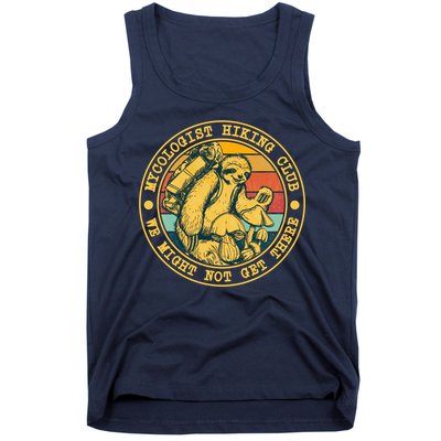 Mycologist Hiking Club We Might Not Get There Sloth Tank Top