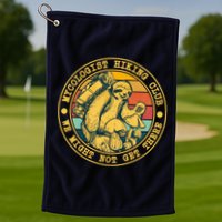 Mycologist Hiking Club We Might Not Get There Sloth Golf Towel