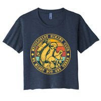 Mycologist Hiking Club We Might Not Get There Sloth Crop Top