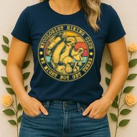 Mycologist Hiking Club We Might Not Get There Sloth Womens T-Shirt