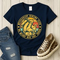 Mycologist Hiking Club We Might Not Get There Sloth Womens T-Shirt