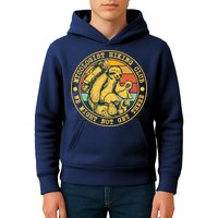 Mycologist Hiking Club We Might Not Get There Sloth Kids Hoodie