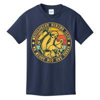 Mycologist Hiking Club We Might Not Get There Sloth Kids T-Shirt