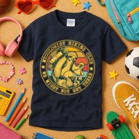 Mycologist Hiking Club We Might Not Get There Sloth Kids T-Shirt