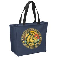 Mycologist Hiking Club We Might Not Get There Sloth Zip Tote Bag