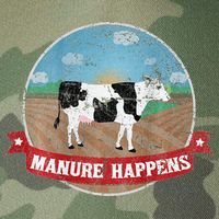 Manure Happens Cattle Ranch Farm Cow Dairy Humor Legacy Tie Dye Trucker Hat