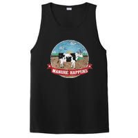 Manure Happens Cattle Ranch Farm Cow Dairy Humor PosiCharge Competitor Tank