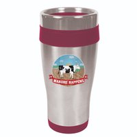 Manure Happens Cattle Ranch Farm Cow Dairy Humor 16oz Travel Tumbler