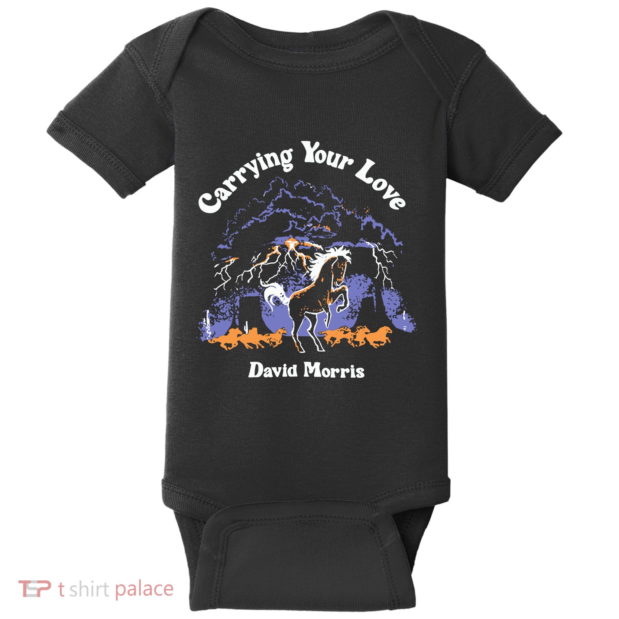 Miranda Harrison Carrying Your Love David Morris Baby Bodysuit
