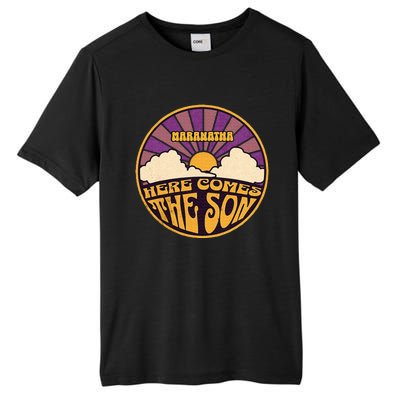 Maranatha Here Comes The Son Jesus Revolution People Easter Tall Fusion ChromaSoft Performance T-Shirt