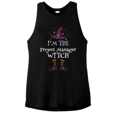 Matching Halloween Costume IM The Project Manager Witch Ladies PosiCharge Tri-Blend Wicking Tank