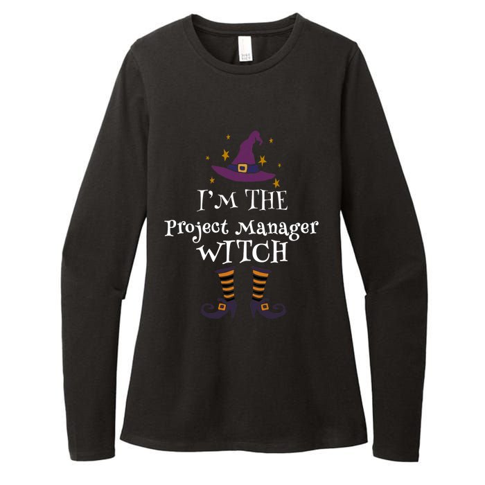 Matching Halloween Costume IM The Project Manager Witch Womens CVC Long Sleeve Shirt