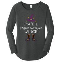 Matching Halloween Costume IM The Project Manager Witch Women's Perfect Tri Tunic Long Sleeve Shirt