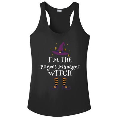 Matching Halloween Costume IM The Project Manager Witch Ladies PosiCharge Competitor Racerback Tank