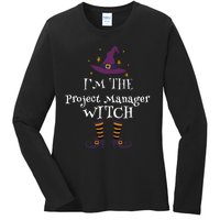 Matching Halloween Costume IM The Project Manager Witch Ladies Long Sleeve Shirt