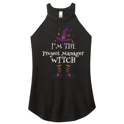 Matching Halloween Costume IM The Project Manager Witch Women's Perfect Tri Rocker Tank